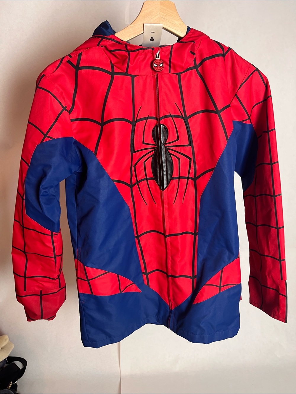 Disney Spider-Man Red and Blue Hooded Costume Jacket